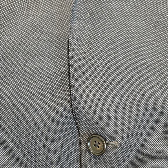 Lauren Ralph Lauren 100% Wool Blazer Sports Coat Men's 44L Stretch Dark Gray - Picture 4 of 15